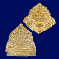 Shree Yantra In Yellow Citrine